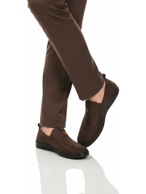 Aspor Kahve nubuk Hakiki Deri Jel Taban Erkek Casual Ayakkabı