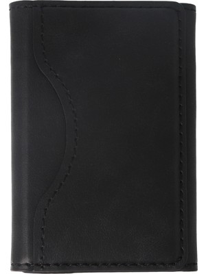 AlaNova Alano  Tema Magsafe Deri Kartlık - Siyah VA74