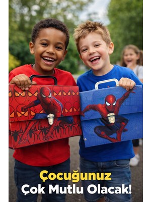 Örümcek Adam Figürlü Sert Kapak Okul Klasörü - A4 Boyutlu