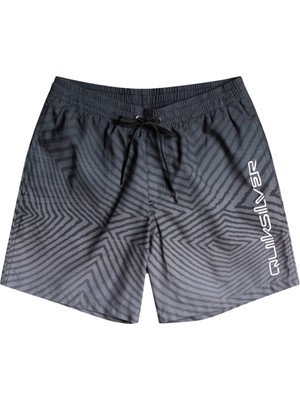 Quiksilver Warped Logo 17 Jamv Erkek Siyah Volley Short