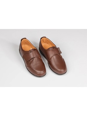 Dr.soft Klasik Geniş Sağlıklı Yürüyüş Ayakkabısı 105 Kahverengi