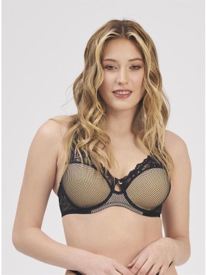 Red Womans Moonlıght 2208 Balenli Fileli Desteksiz Sütyen