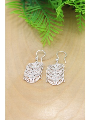 Normadia Ince Detaylı Telkari Gümüş Küpe, Zarif ve Şık Tasarım