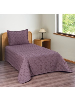 D'niss Home Ponpon 2 Parça Tek Kişilik Yatak Örtüsü