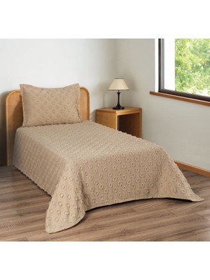 D'niss Home Ponpon 2 Parça Tek Kişilik Yatak Örtüsü