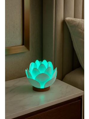 Zero Land Sptrns Lotus Tasarımlı Mum Thelight Rgb Ambiyans Lambası