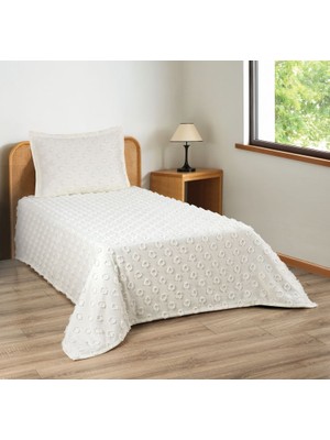 D'niss Home Ponpon 2 Parça Tek Kişilik Yatak Örtüsü