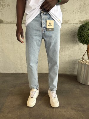 KağanKY Buz Mavi Boyfriend Jean