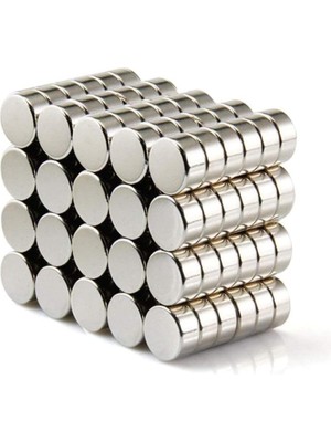 Yenibağ Magnet 25 Adet 6mm x 2mm Yuvarlak Güçlü Neodyum Mıknatıs Magnet(25'li Paket)