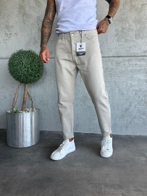 KağanKY Gri Boyfriend Jean
