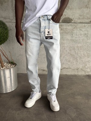 KağanKY Buz Mavi Boyfriend Jean