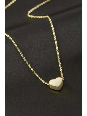 Marsilyan Kalp Mineli Kolye