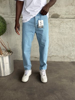 KağanKY Açık Mavi Boyfriend Jean