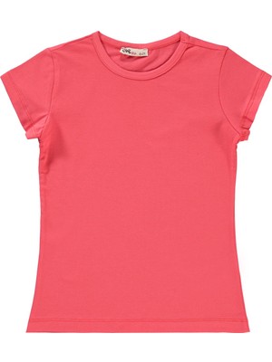 Civil Girls Basic 6-9 Yaş Tişört - Pembe 6-7 Yaş