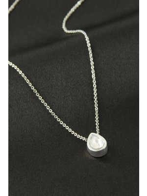 Marsilyan Kalp Taşlı Kolye