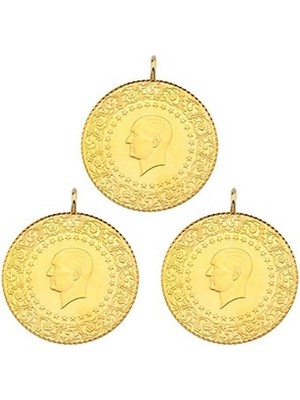 Ziynet 3'lü Yarım Altın Paketi 2025 Yeni Tarihli (Kulplu)