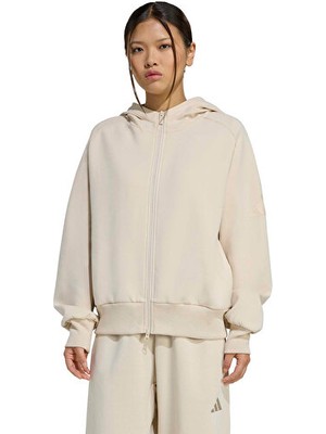Adidas W Sl Fz Hd Kadın Günlük Ceket KT0443 Krem