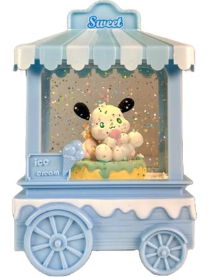 Platin Store Pilatin Kar Küresi Plastik Dondurma Arabası LLM-HDY0112 Zeyd