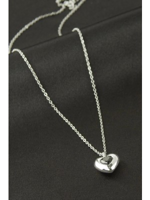 Marsilyan Kalp Taşlı Kolye