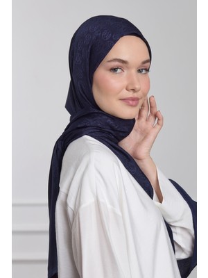 Maq Design Shine Silky Jakarlı Şal