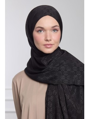 Maq Design Shine Silky Jakarlı Şal