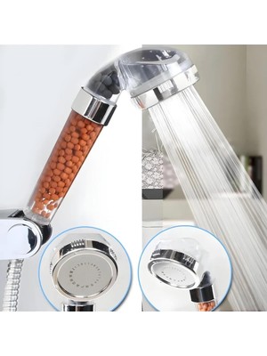 Hepta Collection Duş Başlığı Arıtmalı Tasarruflu Su Tasarruflu Filtreli Basınç Azaltıcı Kireç ve Klor Azaltıcı