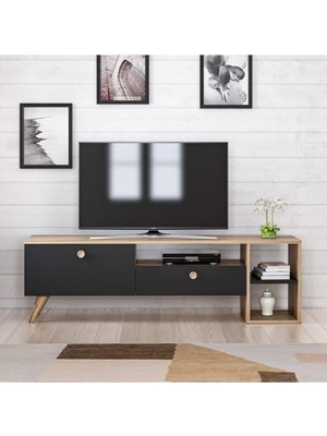 Hepta Collection Parion Tv Ünitesi Siyah