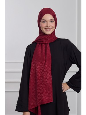 Maq Design Shine Silky Jakarlı Şal