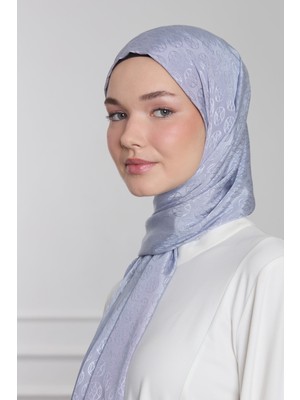 Maq Design Shine Silky Jakarlı Şal