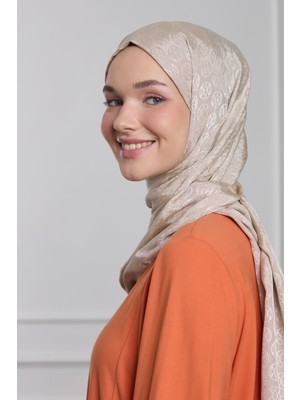 Maq Design Shine Silky Jakarlı Şal