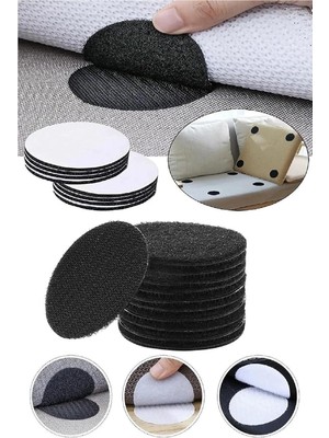 Hepta Collection Halı Örtü Kaydırmaz Kilim Koltuk Sabitleyici Cırt Yıkanabilir Kendinden Yapışkanlı Ped Halı Kaydırma