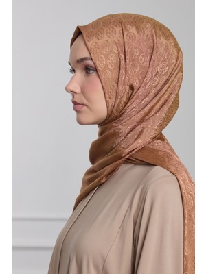 Maq Design Shine Silky Jakarlı Şal