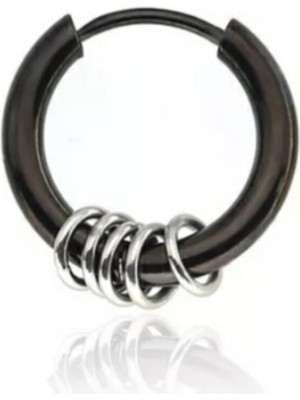 Normadia Parlak Paslanmaz Çelik Halka Küpe, Şık ve Dayanıklı Takı Tasarımı