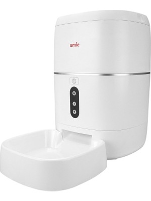 Hepta Collection Umıe UM-PF2021A 6l Kapasiteli Sesli Mesaj Otomatik Yem Kabı Wifi+Bt Tuya Destekli Kedi Köpek Besleyi