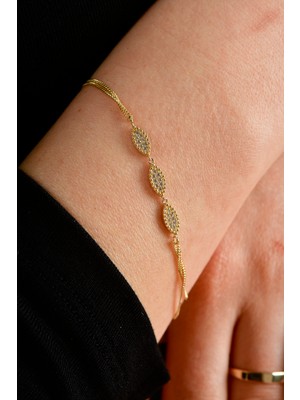 FAZ Kuyumculuk Spark Oval Altın Bileklik