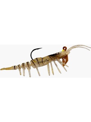 Özbience Teke Baby 55 Silikon Karides TKJ-102 Sun Shrimp, Sağlıklı ve Eğlenceli Oyun Arkadaşı