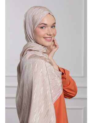 Maq Design Aura Silky Jakarlı Şal