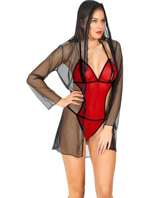 Narnuga Modlive Kırmızı Fantezi 2' Li Takım - 1370