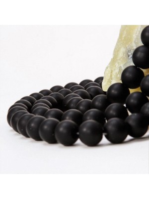 Marsilyan 8 mm Orjinal Mat Onix Doğal Taş