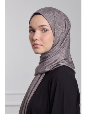 Maq Design Shine Silky Jakarlı Şal