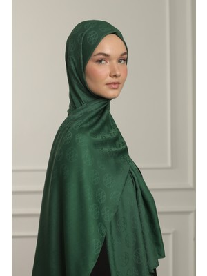 Maq Design Shine Silky Jakarlı Şal