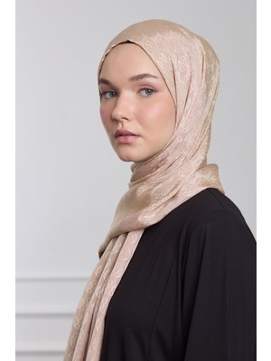 Maq Design Shine Silky Jakarlı Şal