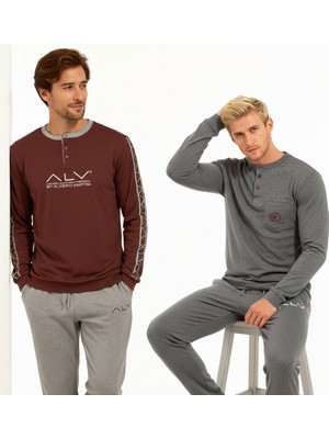 Bonbon Erkek Pamuklu 2 Adet 2'li Pijama Takımı BB2230