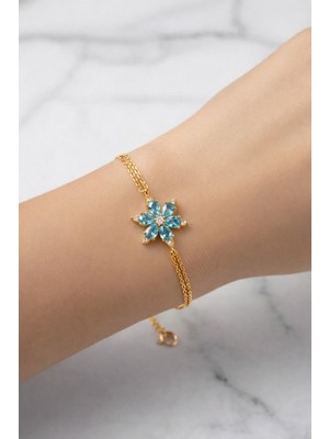 Çekirdek Jewelry 925 Ayar Gümüş Lotus Çiçeği Bileklik