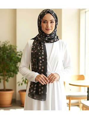 Alivascarf Ceylan Bambi Desenli Pamuk Soft Şal Trend Kadın Şal Yeni Model