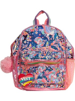 Kayem Kay Şeffaf Hologramlı Unicorn Sırt Çantası 658474