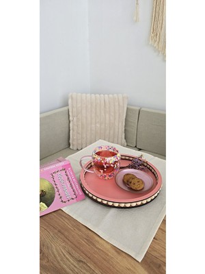 Muja Dec Ahşap Dekoratif Sunum Tepsisi