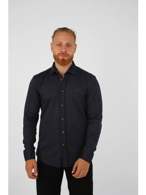 Brango Brg 13228 Likra Mevs Gömlek/lacivert/m