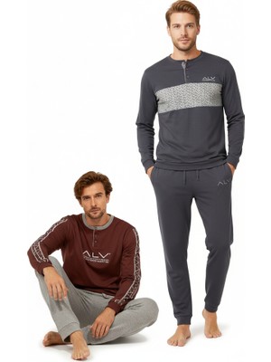 Bonbon Erkek Pamuklu 2 Adet 2'li Pijama Takımı BB2226