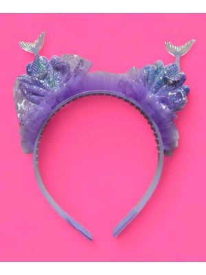 Madam Shushu Deniz Kabuklu Tül Taç